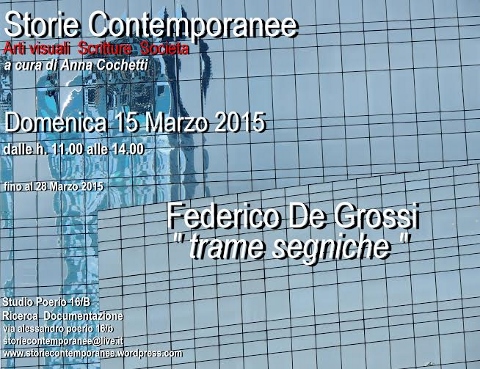 Federico De Grossi – Trame segniche